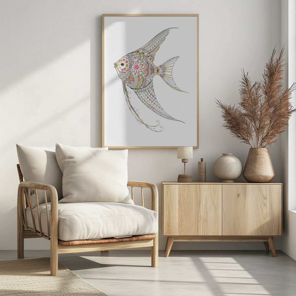 Angel Fish Delicate Tints | Poster