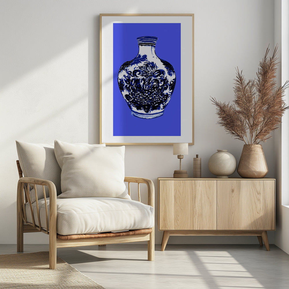 Blaue Weidenträume 2 | Poster