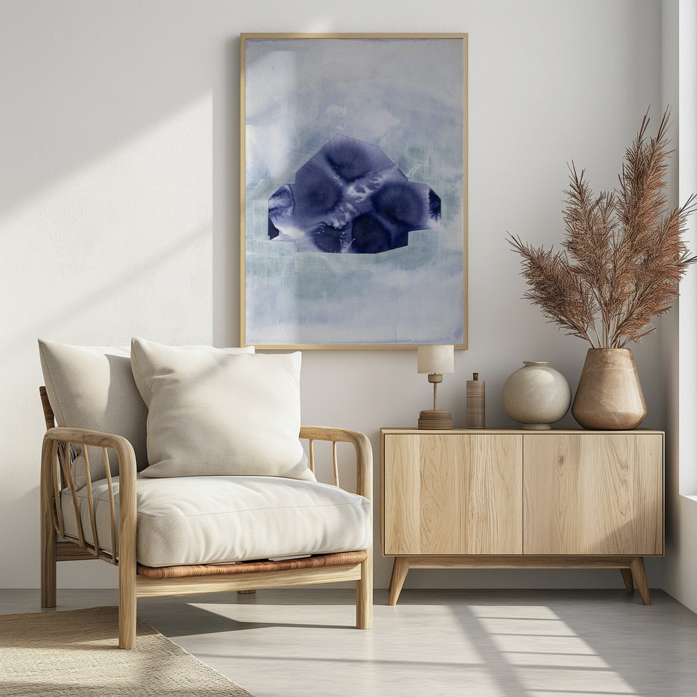 Rätselhafter Indigo-Hafen | Poster