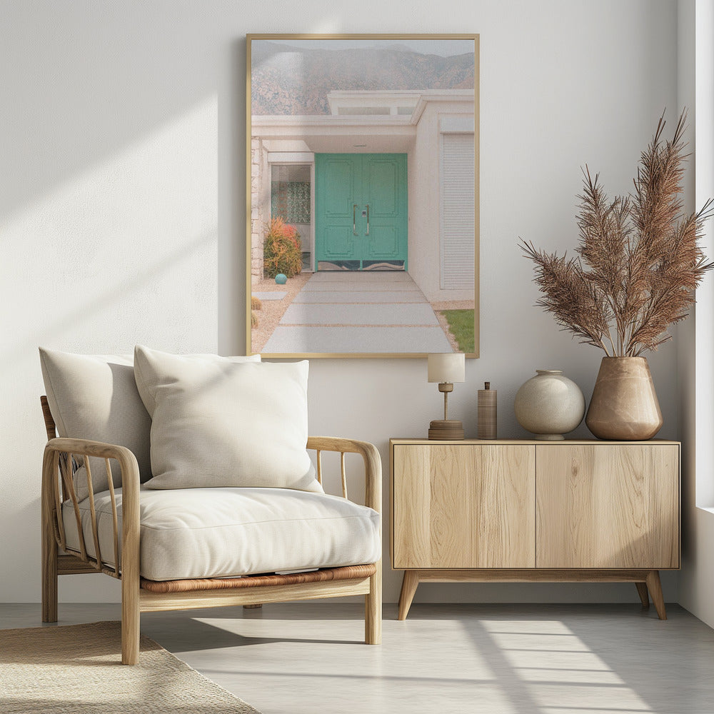 Turquoise Entryway | Poster