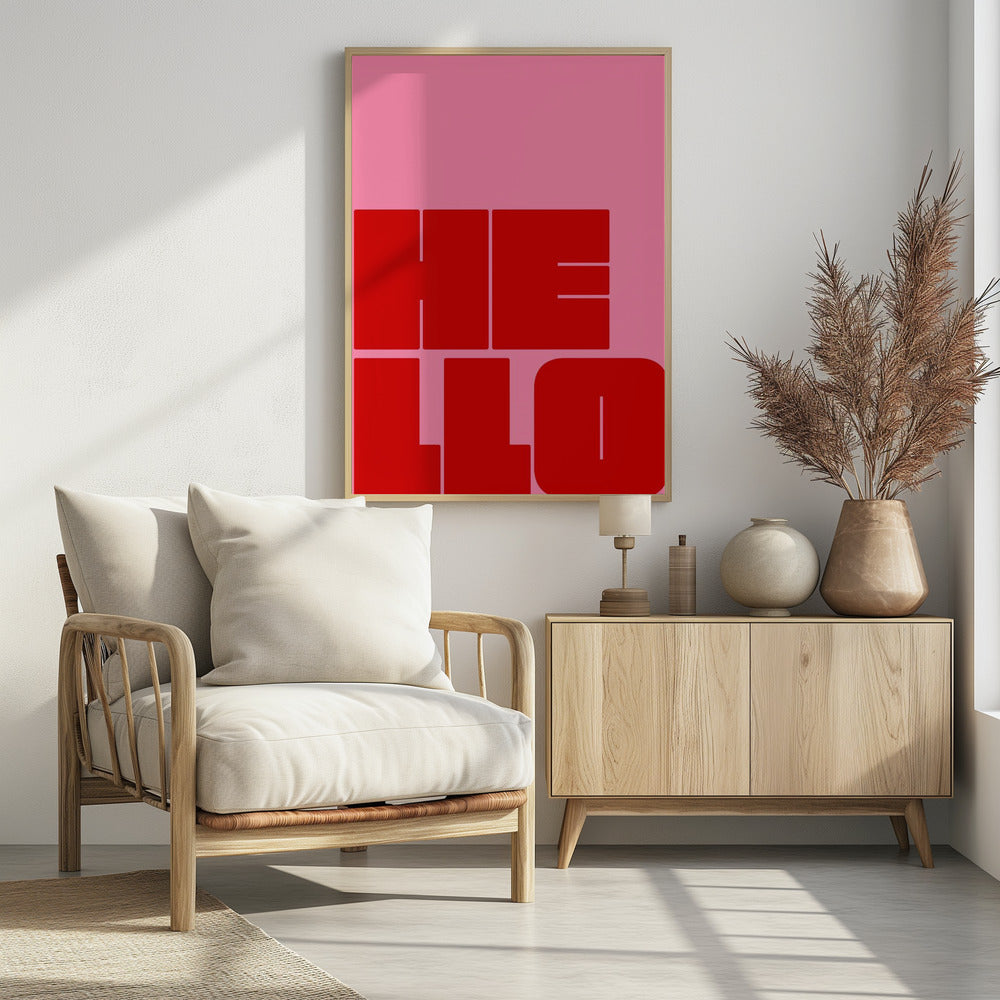 Mutige Begrüßung Glückseligkeit | Poster