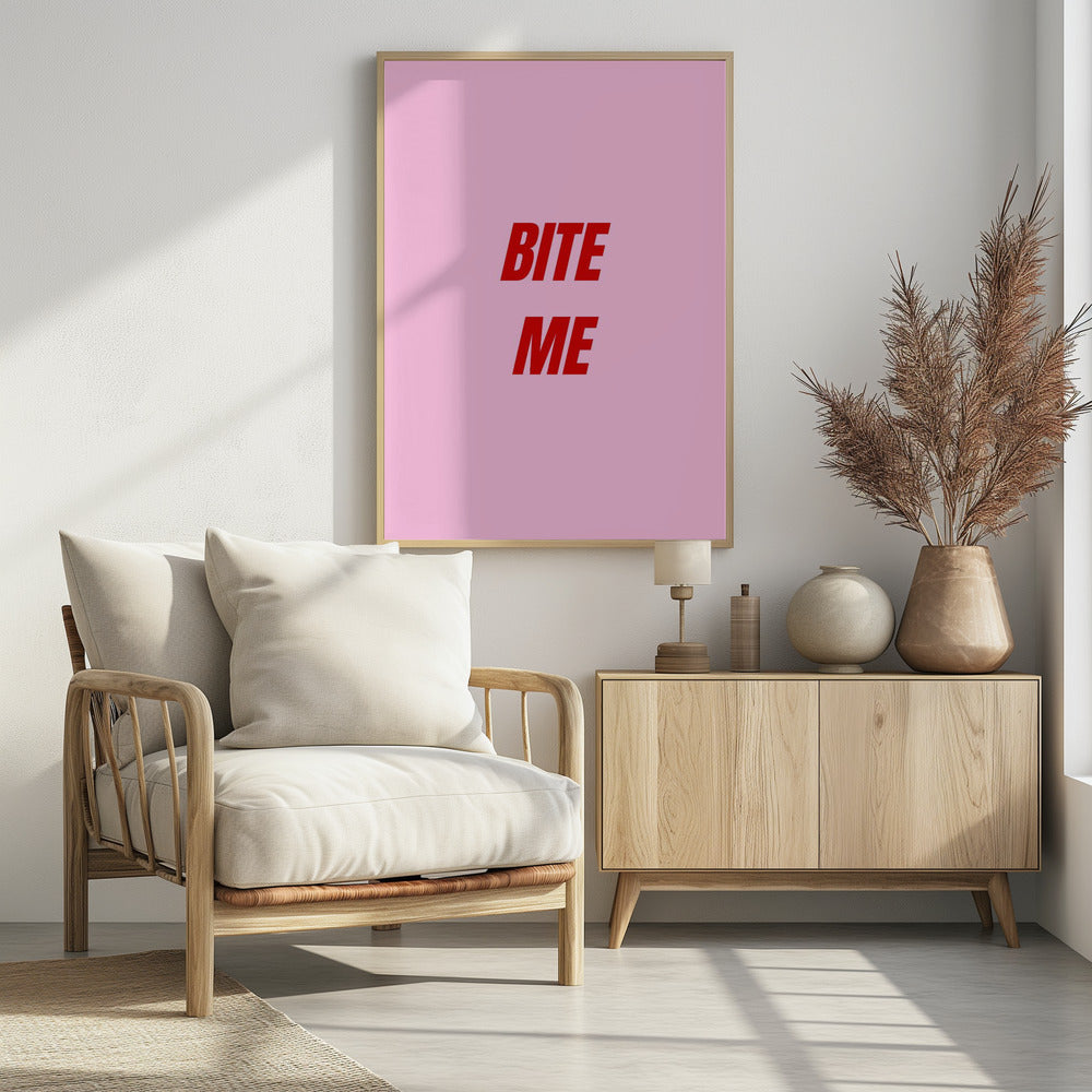 Rot auf Pink – Mutig | Poster