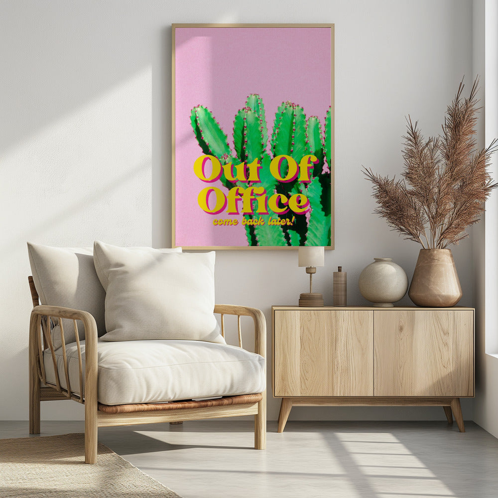 Leuchtend grüner Kaktus | Poster