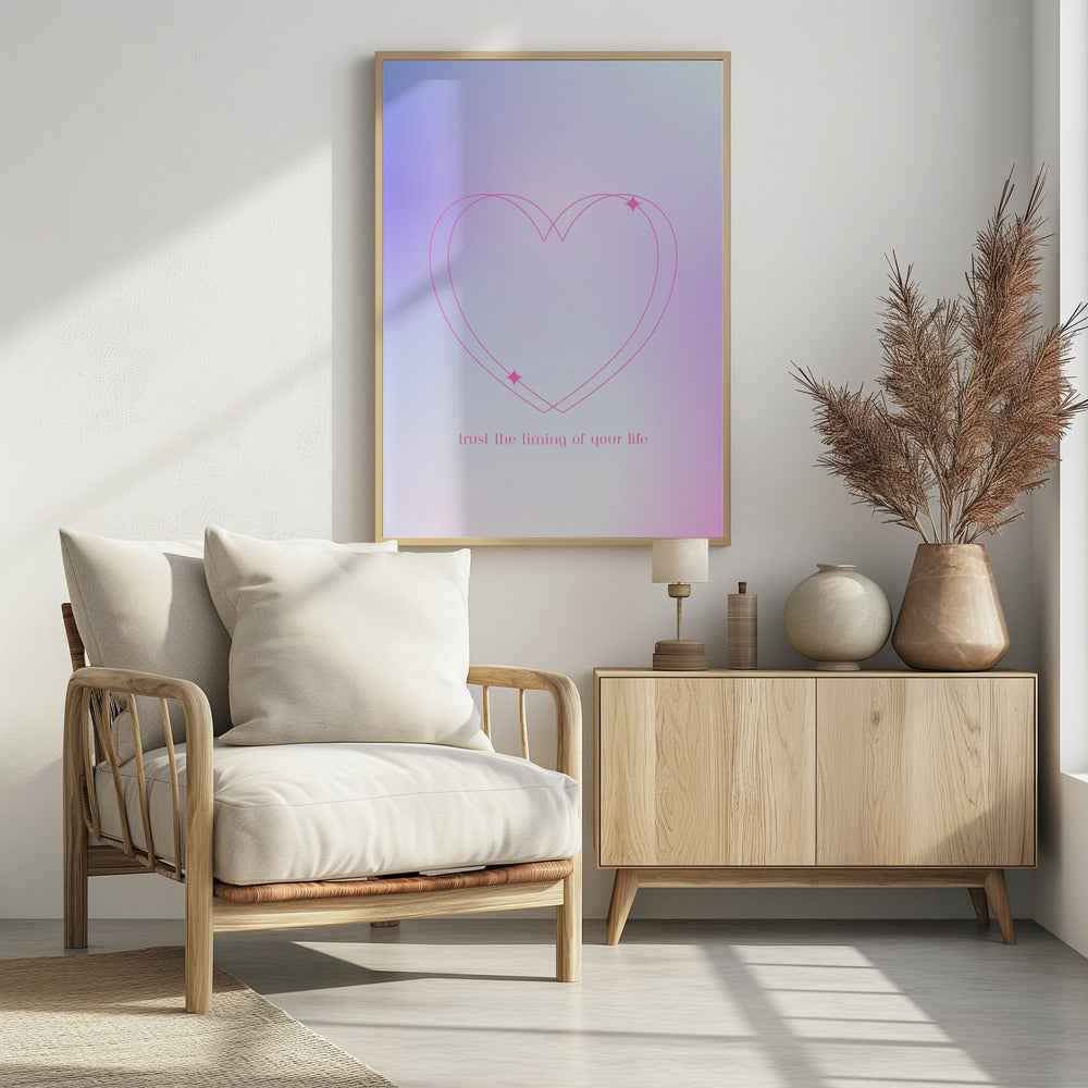 Leuchtender Herzschlag | Poster