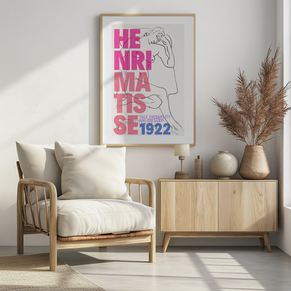 Elegante Linienskizze | Poster