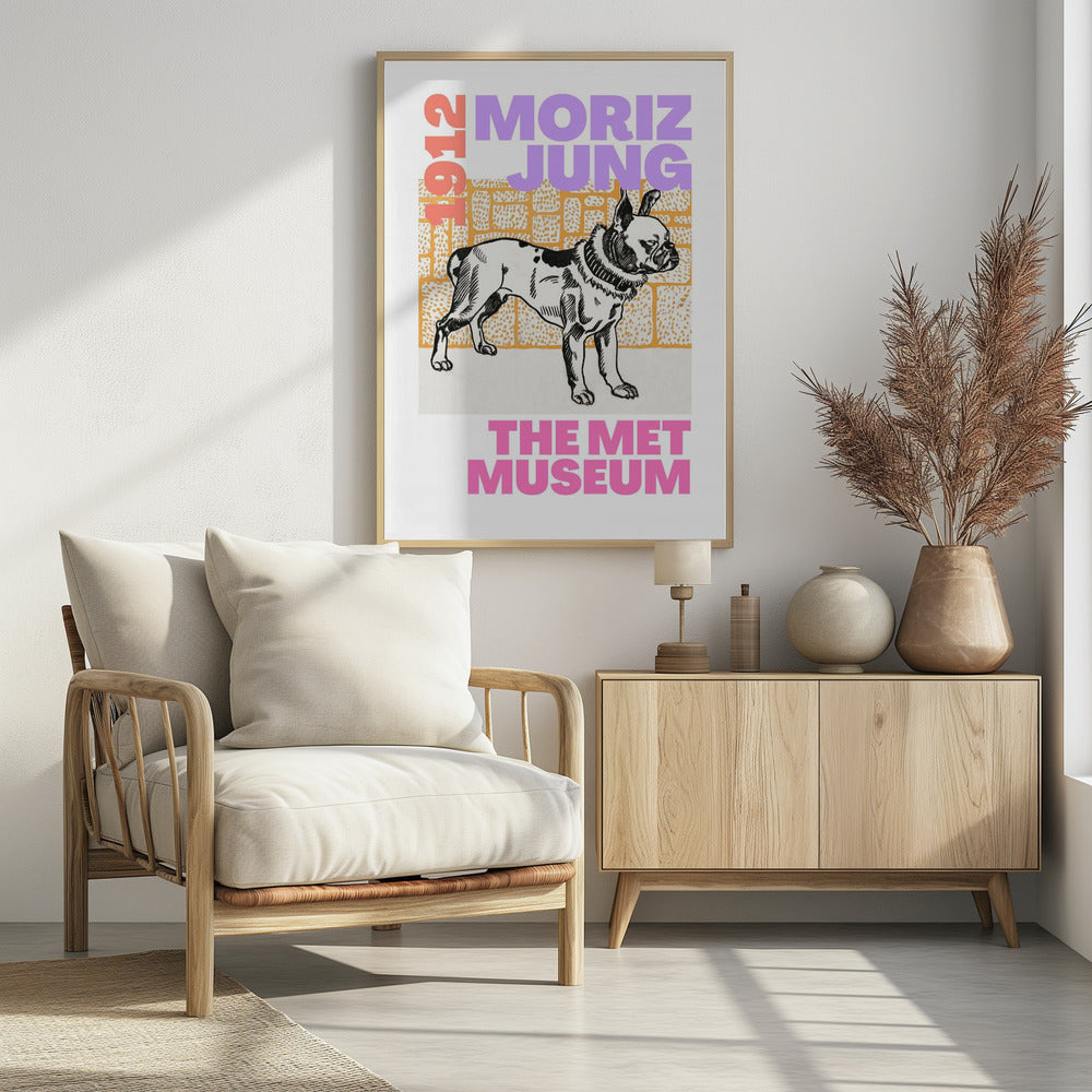 Skizze einer Bulldogge | Poster