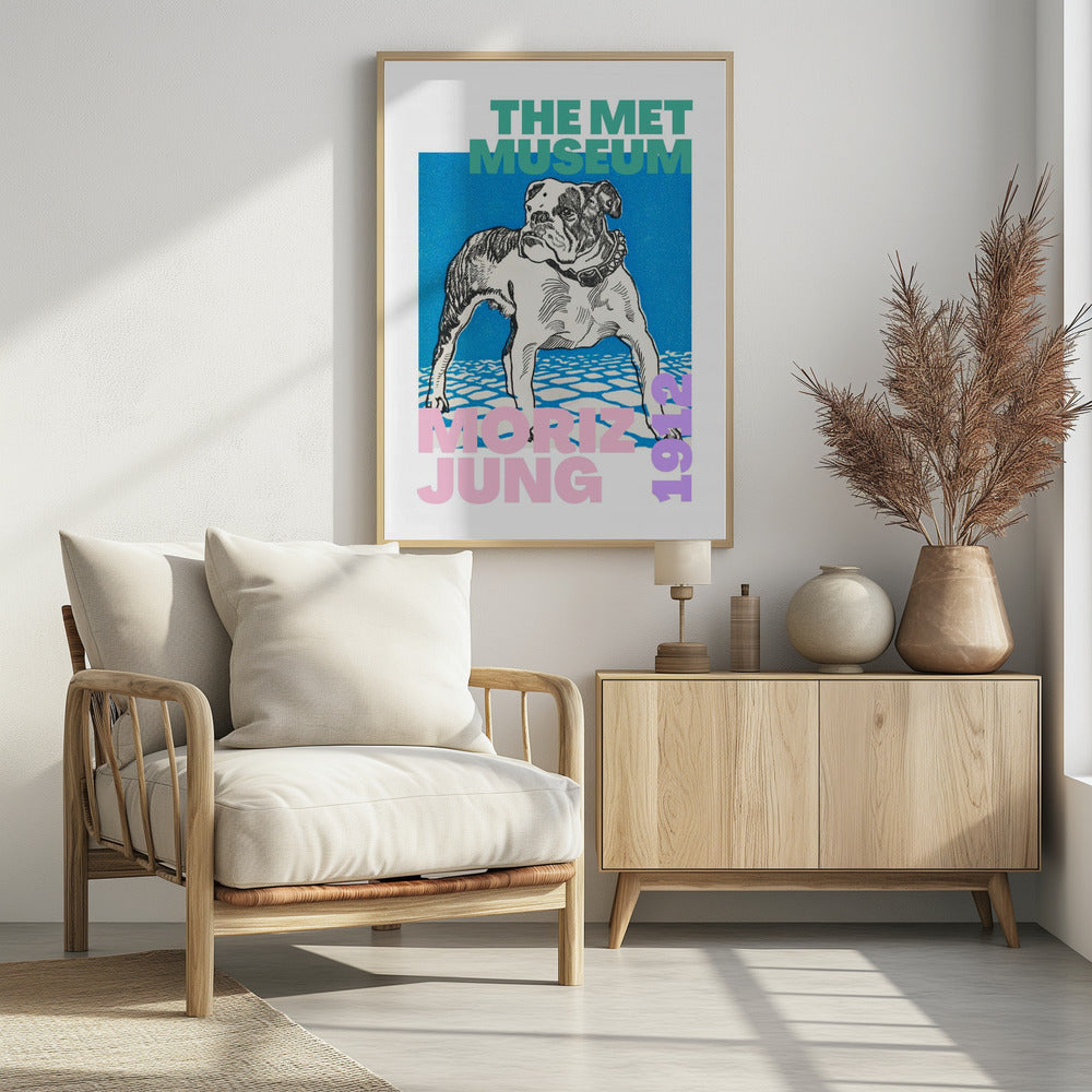 Skizze einer Bulldogge | Poster