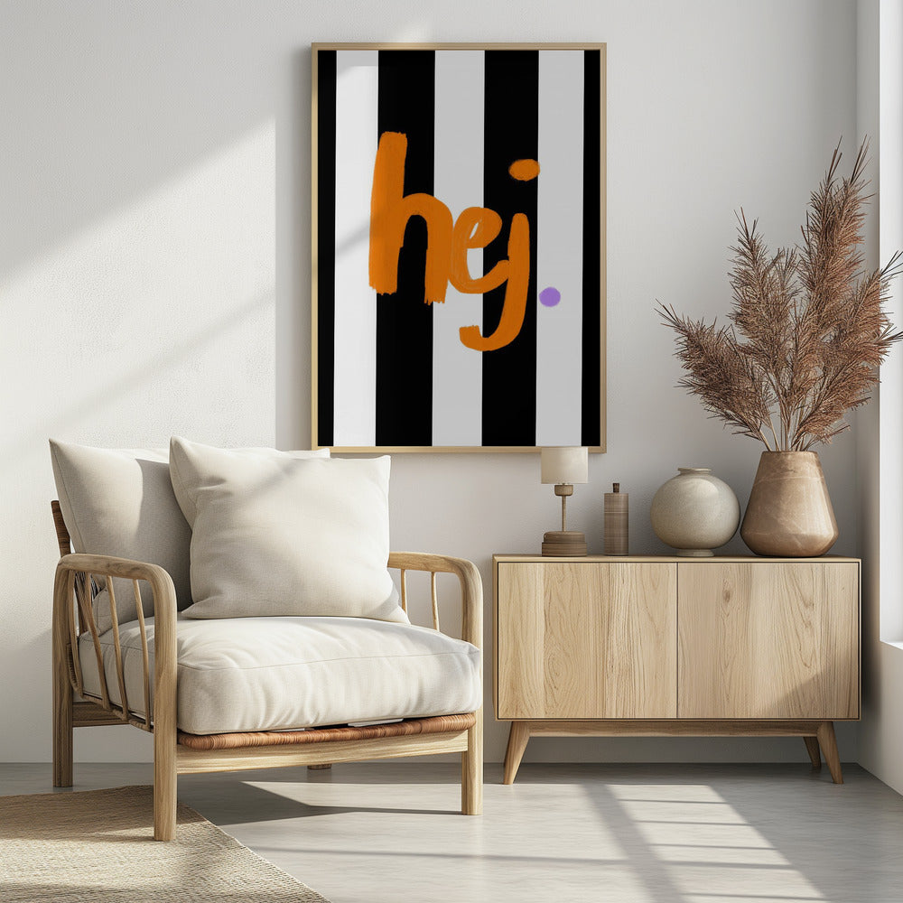 Fettgedruckte Grußstreifen | Poster