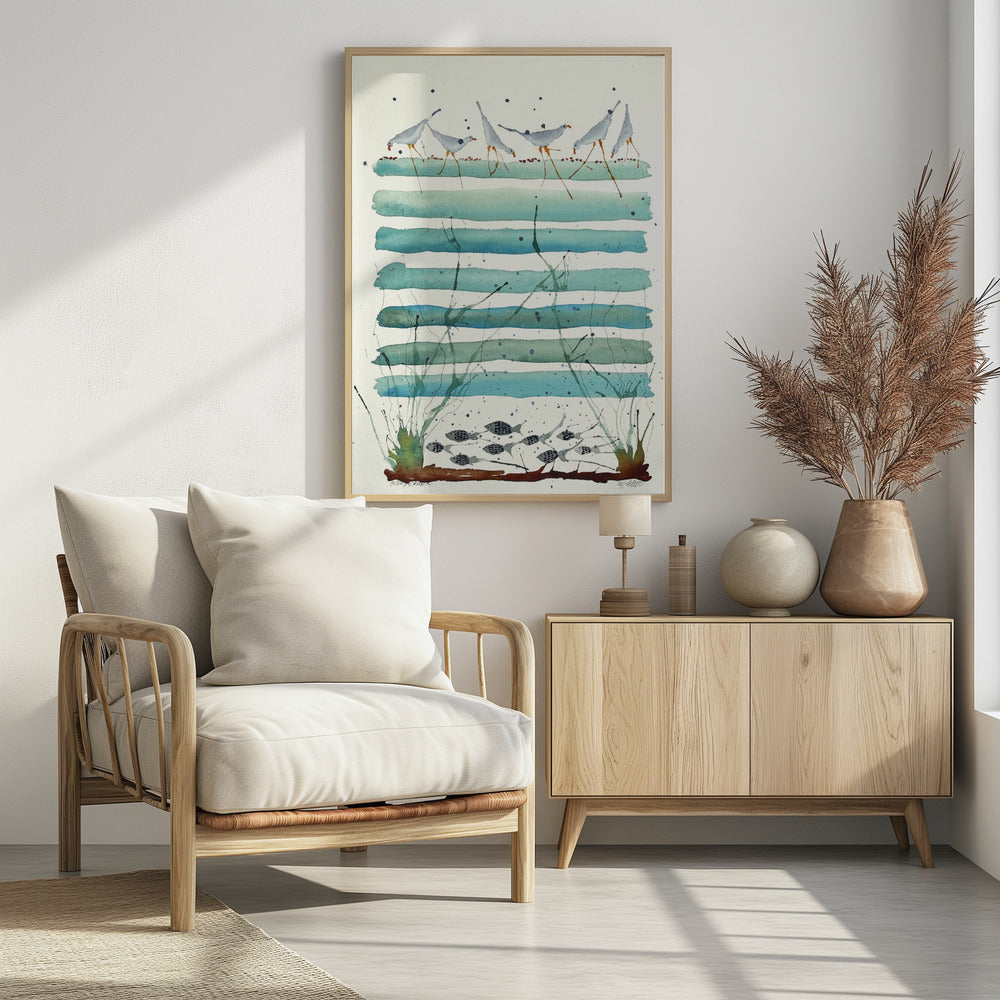 Serene Coastal Scene | Poster