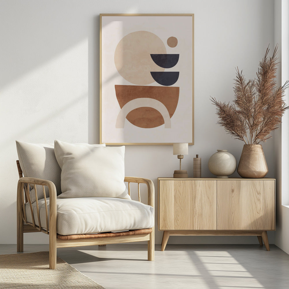 Abstrakte Minimalformen | Poster