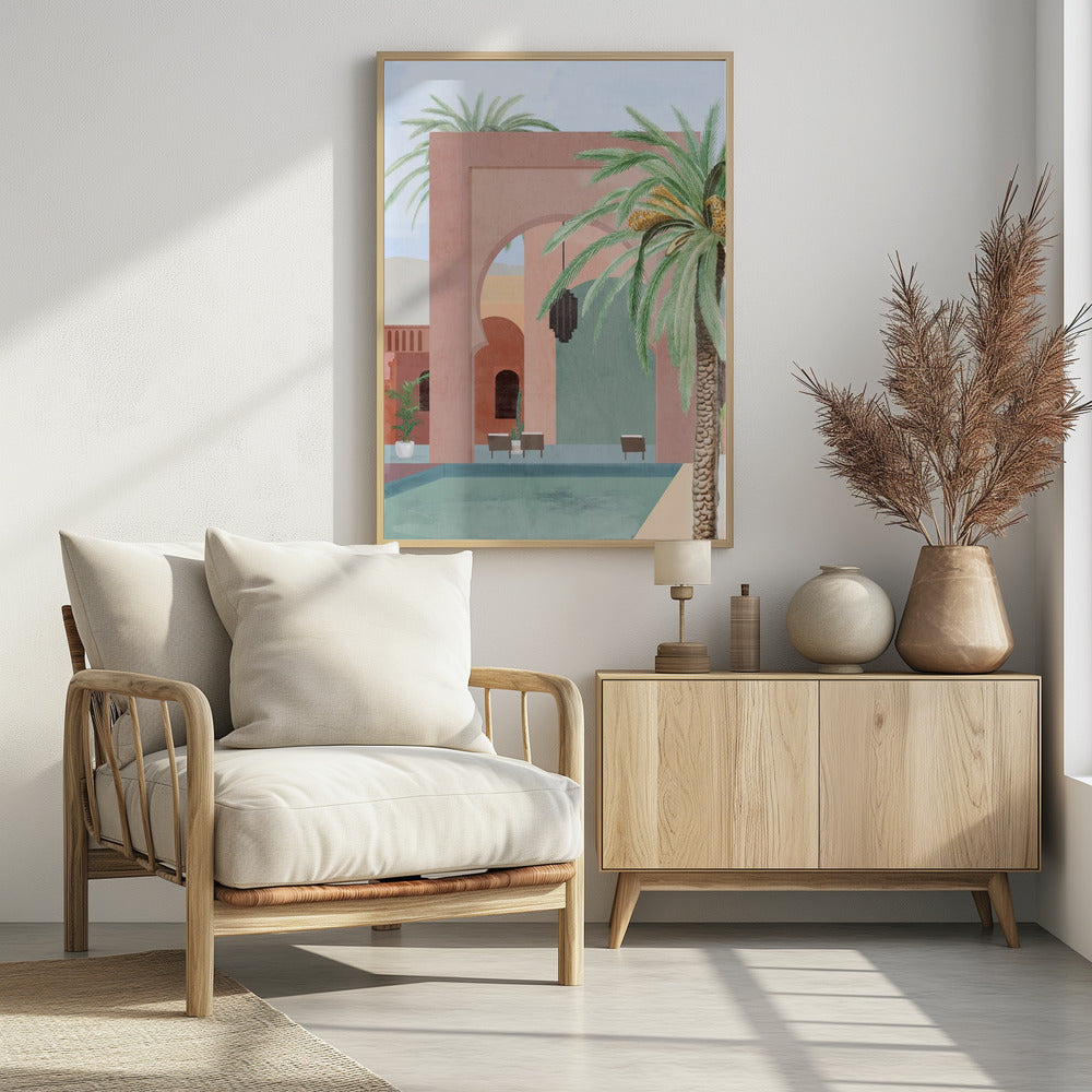 Moroccan Pool | Poster