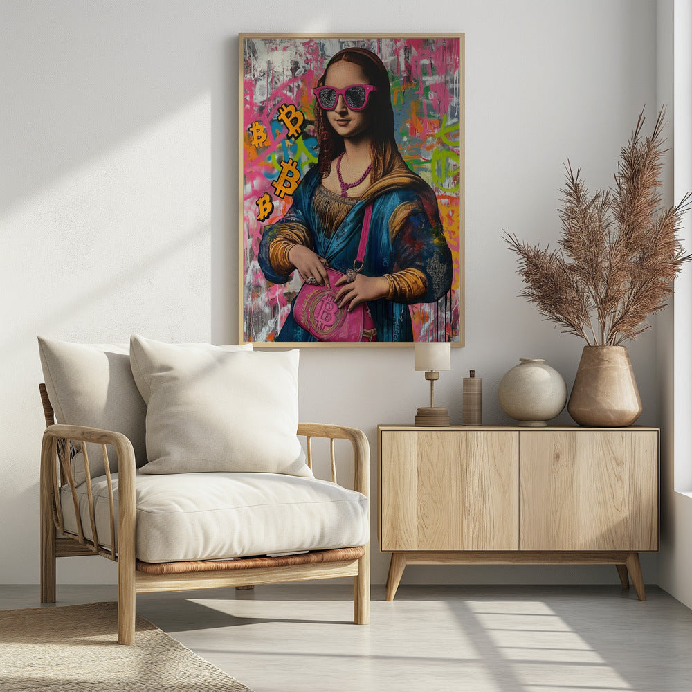 Monalisa Bitcoin | Poster