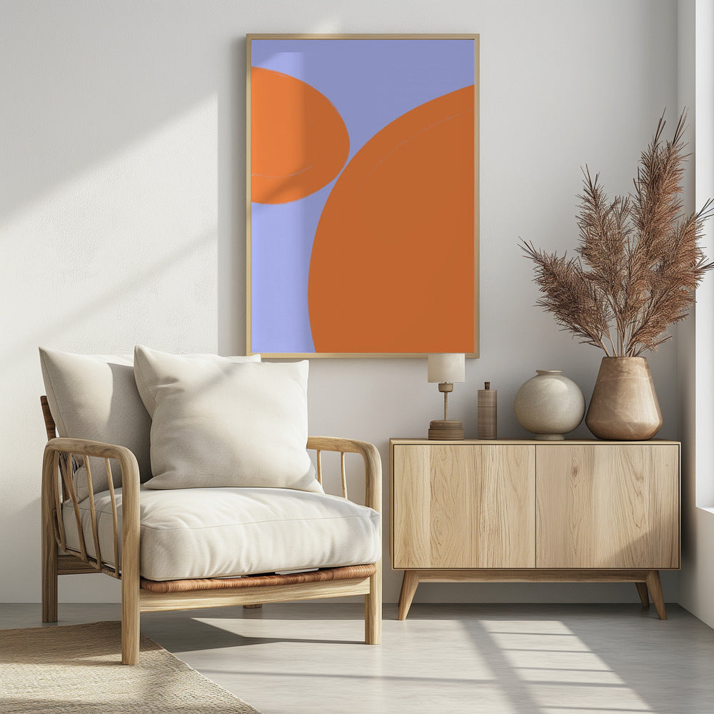Orange Harmony Bliss | Poster