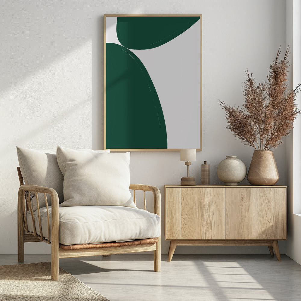 Grüner Minimalismus | Poster