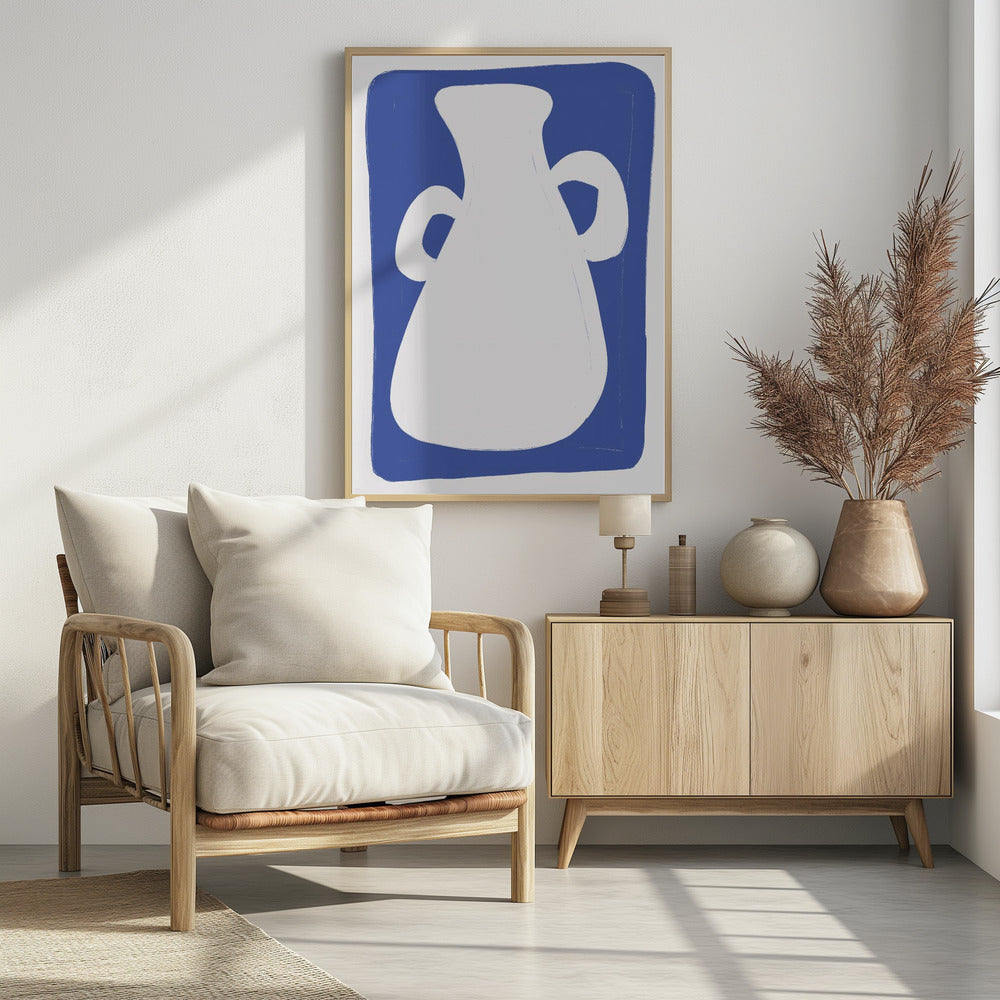 Vase mit zwei Henkeln | Poster