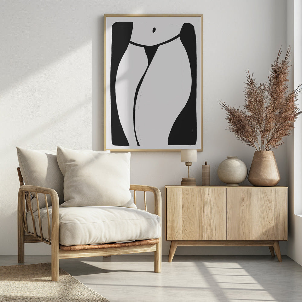 Geschwungene Silhouette | Poster