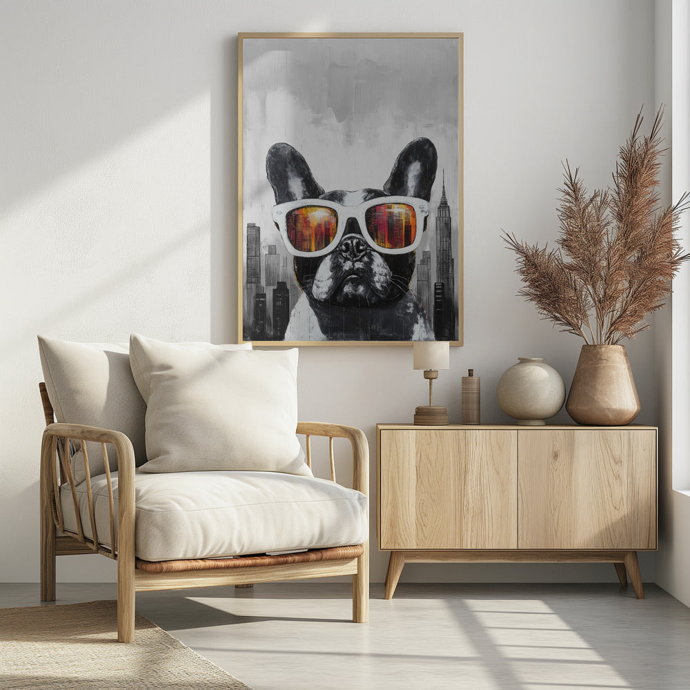Bulldog - Too cool for School | Poster
