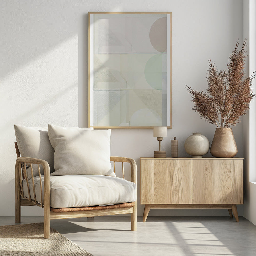 Ivory and Stone Spheres | Poster