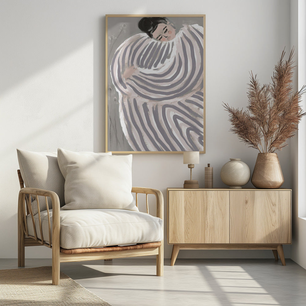 Striped Serenity | Poster