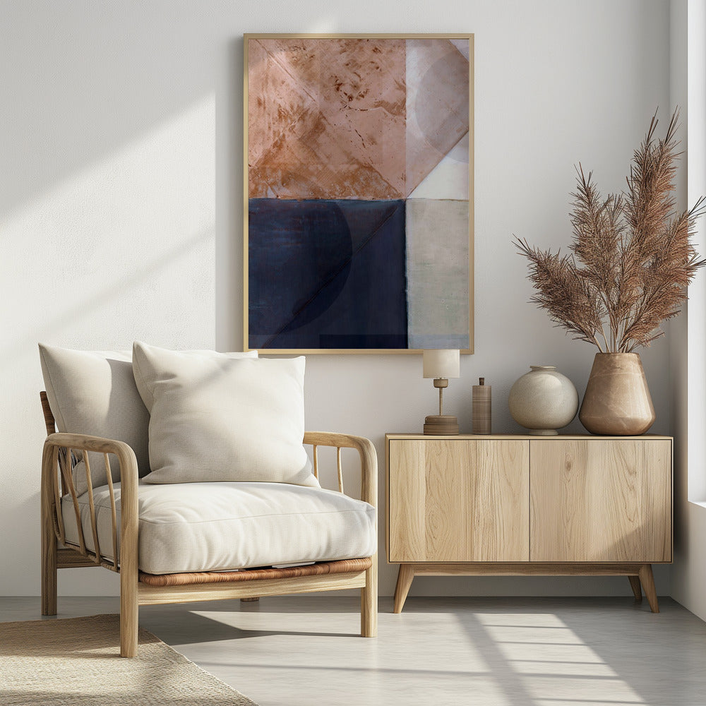 Abstraktes geometrisches Muster | Poster