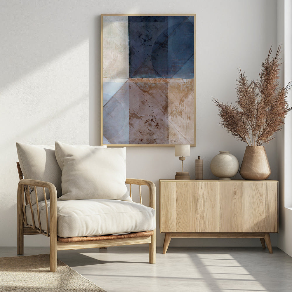 Abstraktes geometrisches Muster | Poster