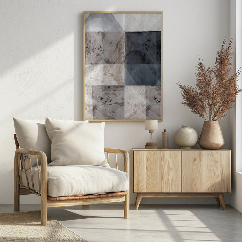 Abstraktes geometrisches Muster | Poster