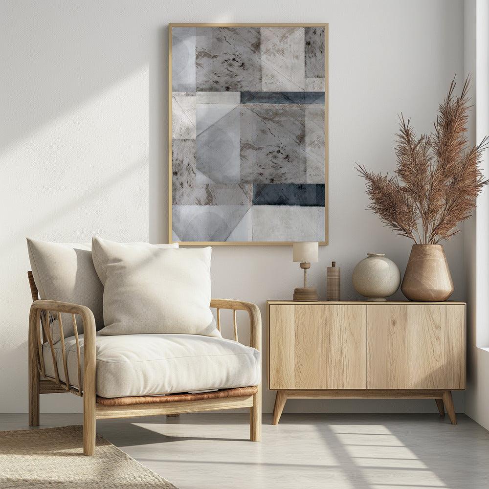 Abstraktes geometrisches Muster | Poster