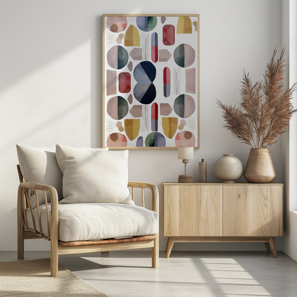 Abstrakte geometrische Formen | Poster