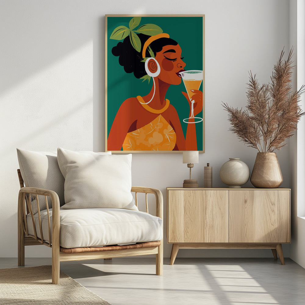 Trinken in den Tropen | Poster