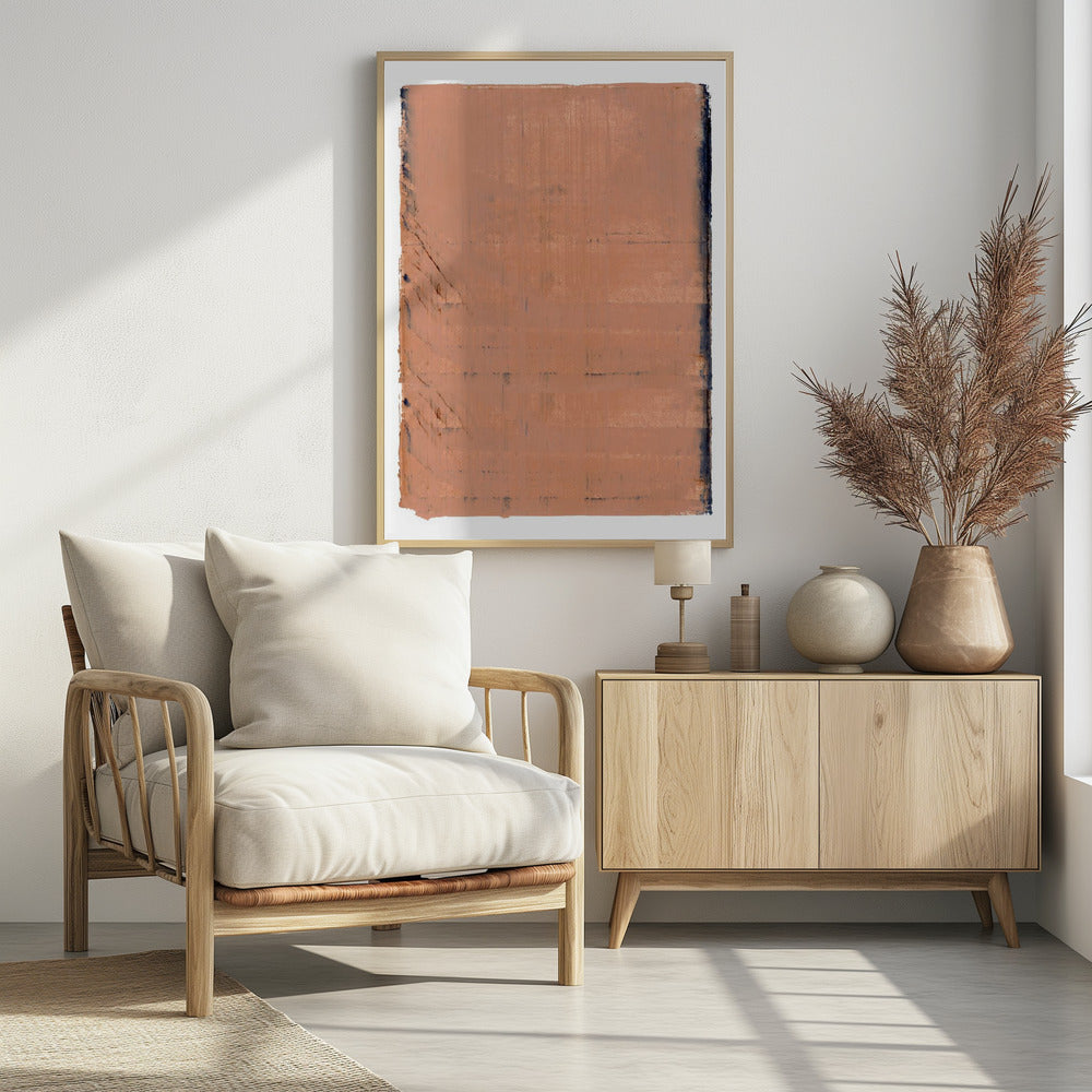 Textured Abstract in Earth Tones | Poster