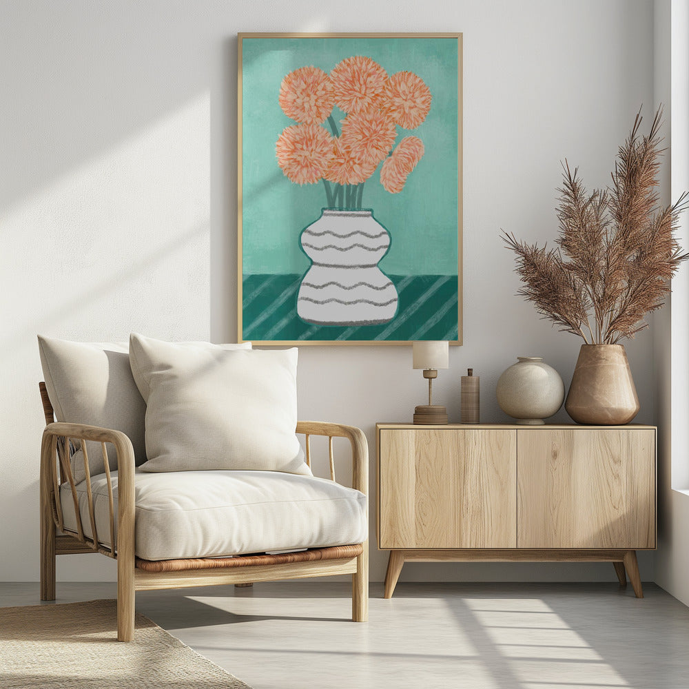 Peachy Blossoms | Poster