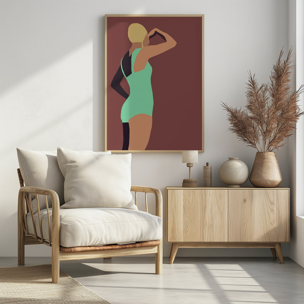 Vintage Schwimmer Poster | Poster