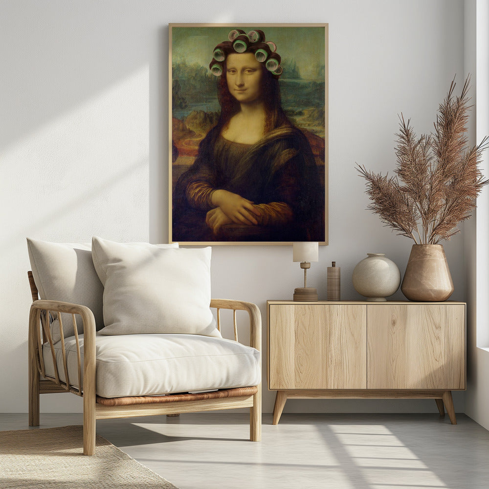 Mona Lisa - the Curly Girly Edition | Poster