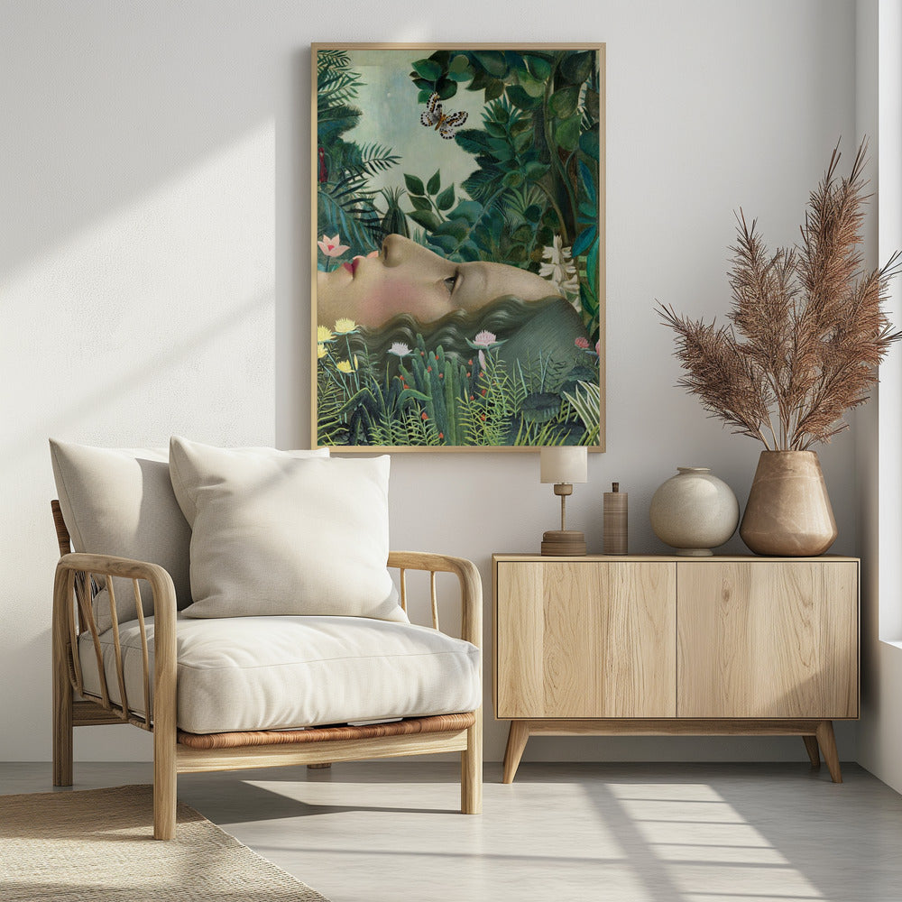 Giovanna im tropischen Garten | Poster