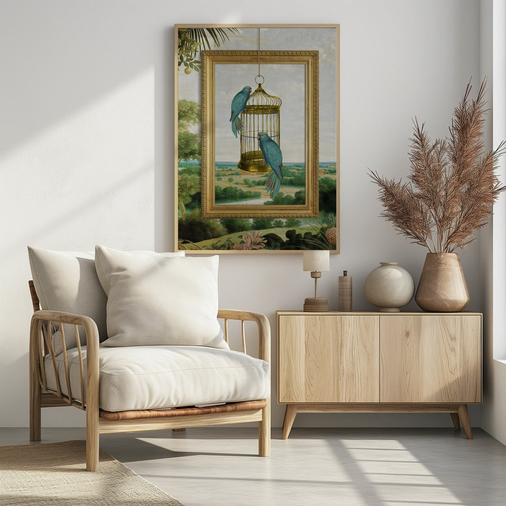 Der goldene Ausblick | Poster
