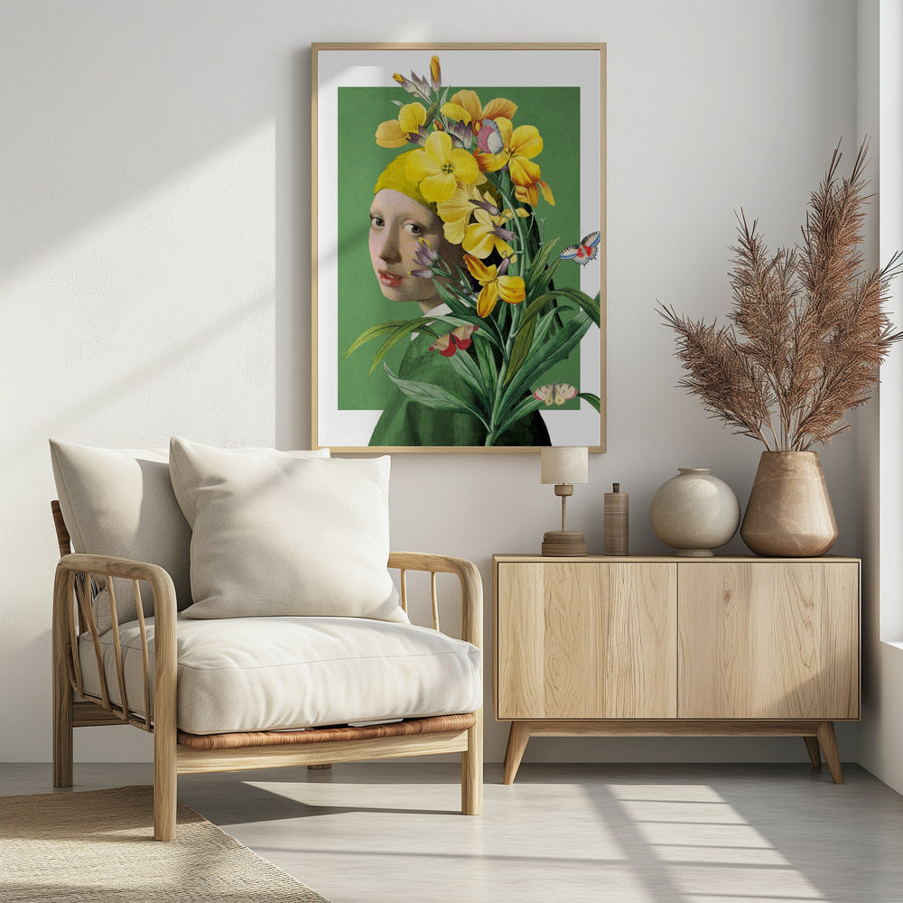 Das Mädchen mit dem Perlenohrring, Frühlingsausgabe | Poster