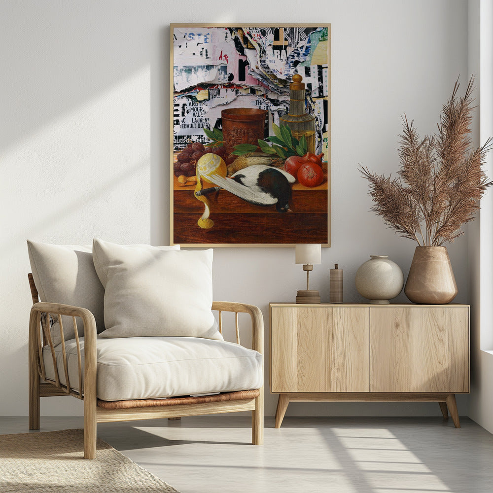 Stillleben Alt und Neu kombiniert | Poster