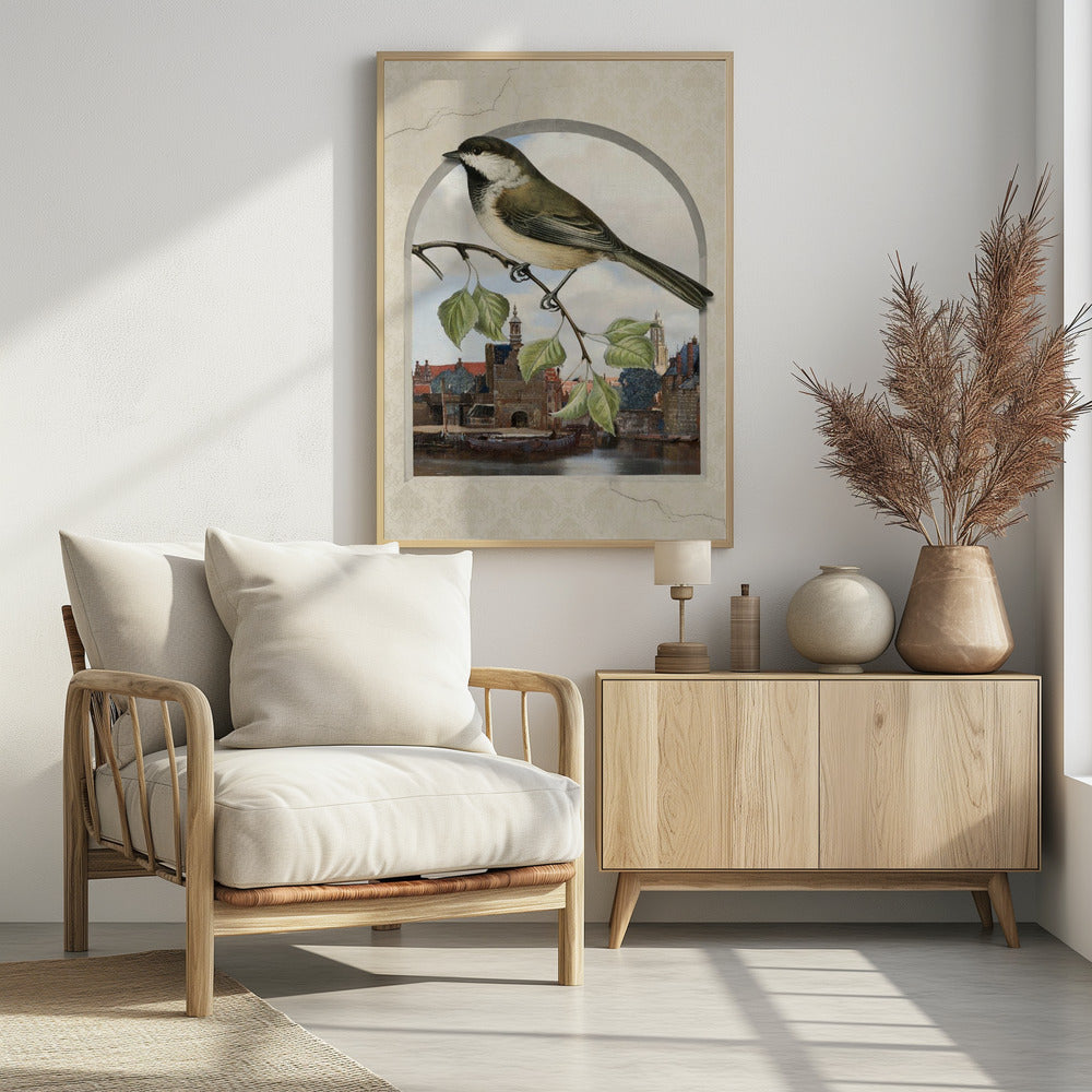 Vogelperspektive auf den Torbogen | Poster