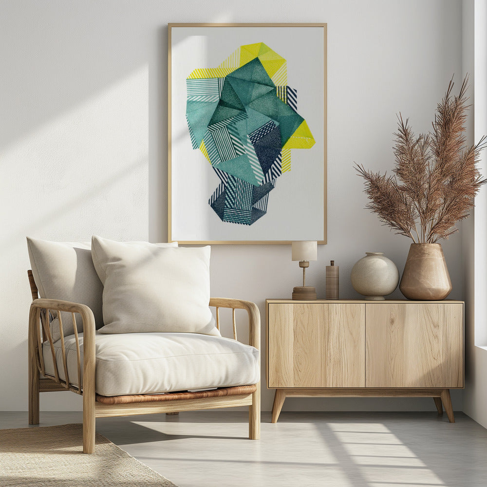 Polygonale Form V. | Poster