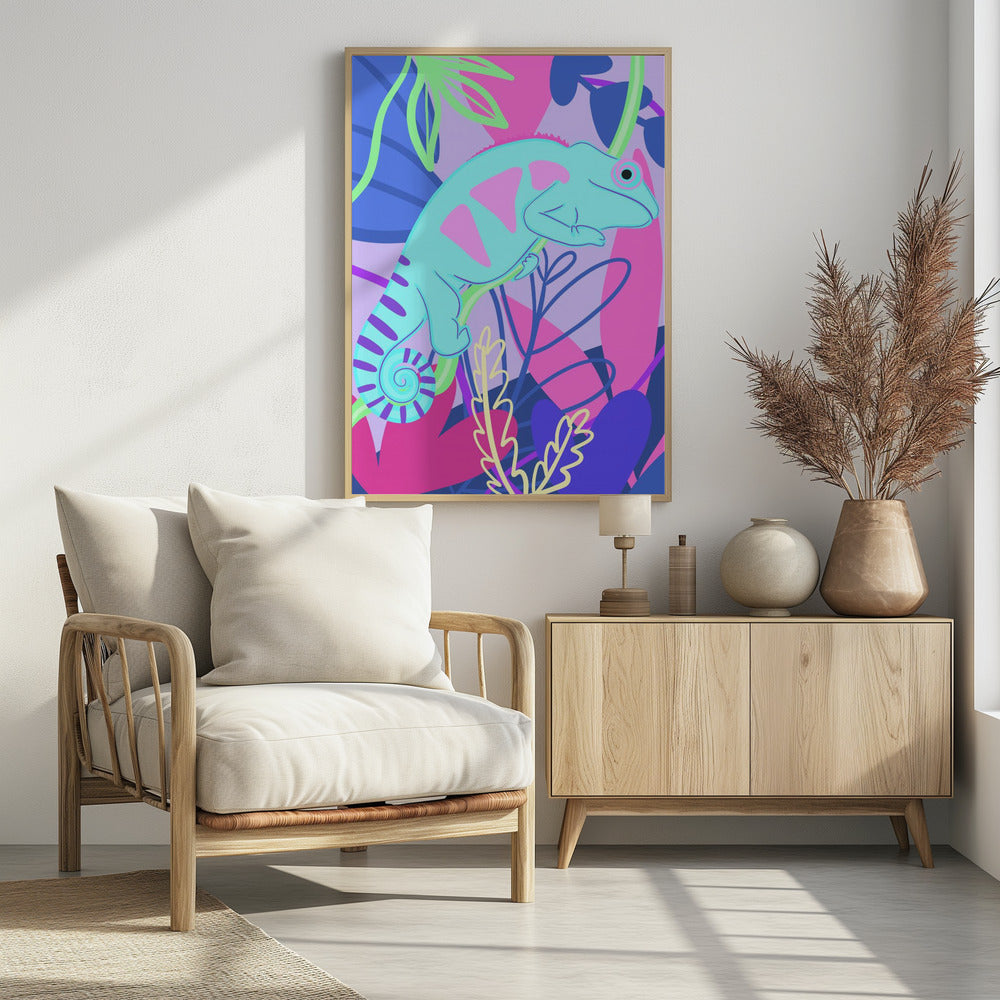 Colorful Chameleon | Poster