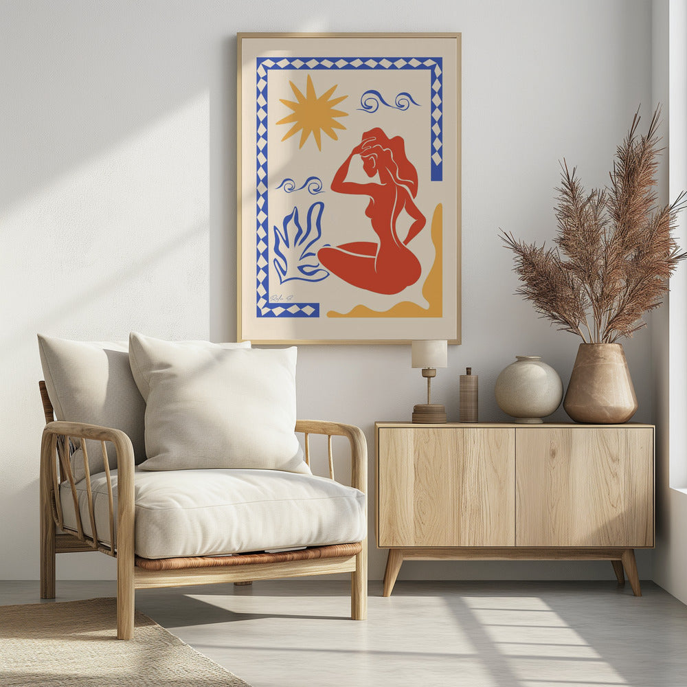 Sonnenbad (Trichromatisch) | Poster