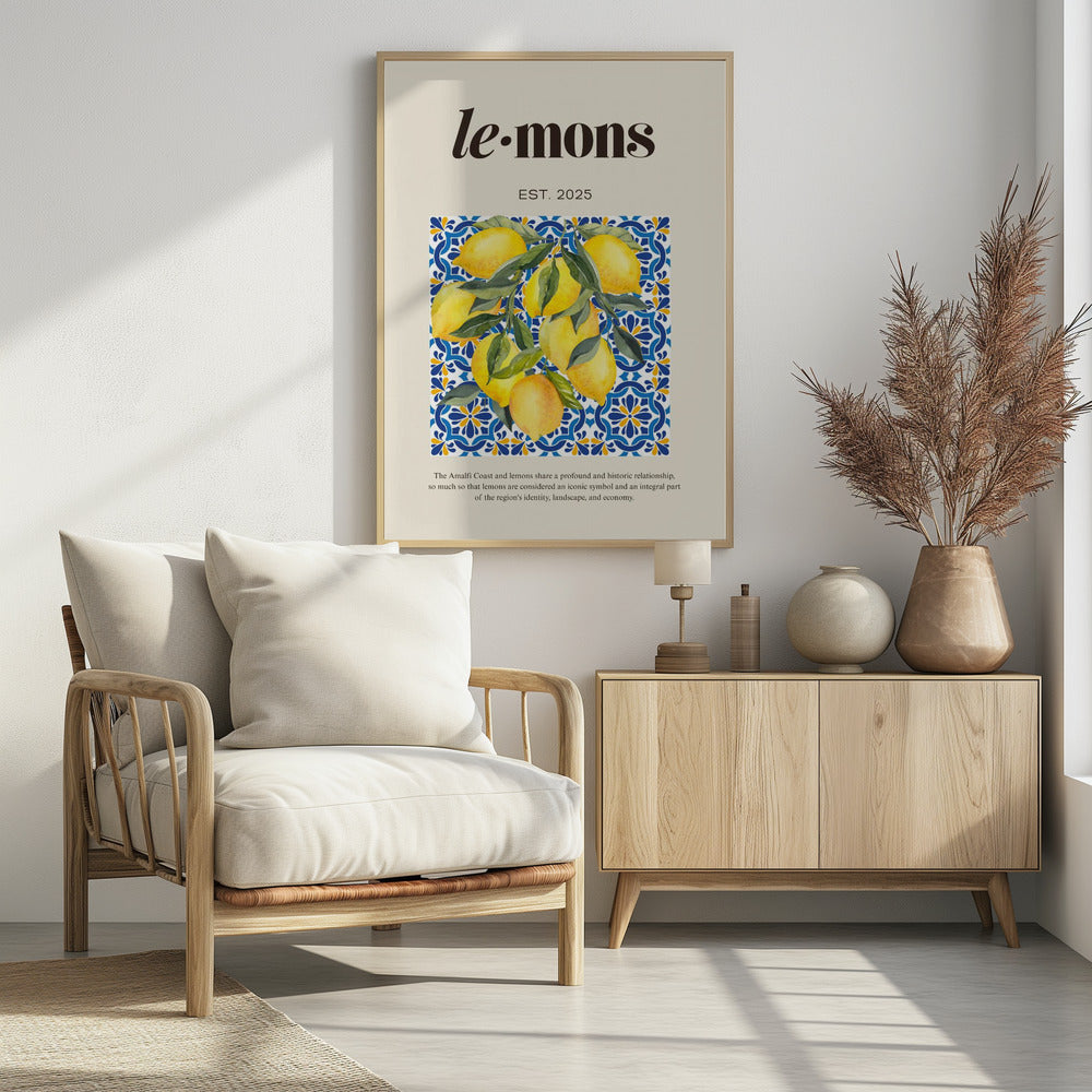 Zitronen Beige | Poster