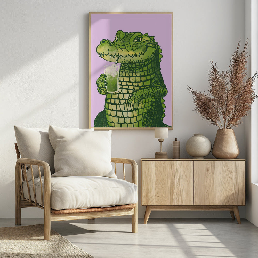Matcha-Krokodil | Poster