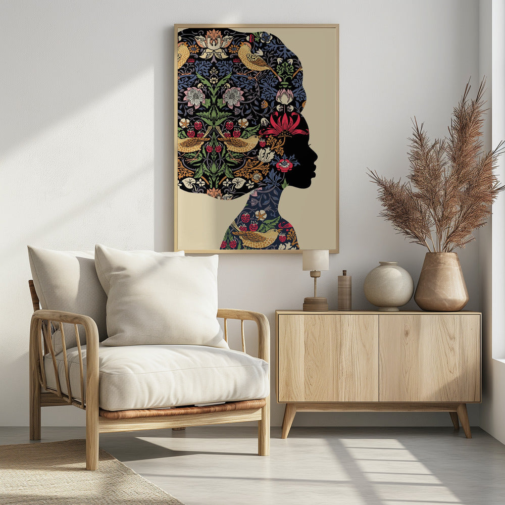 Afro-Frau | Poster
