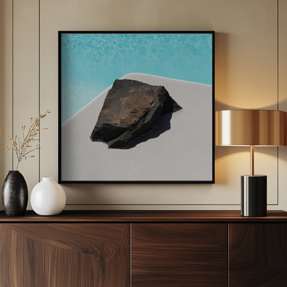 Felsen am Pool | Poster