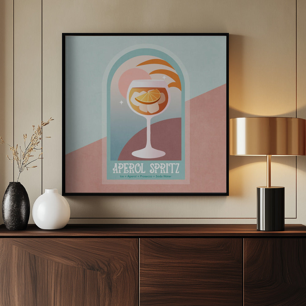 Sonnenuntergangs-Schluckgenuss | Poster
