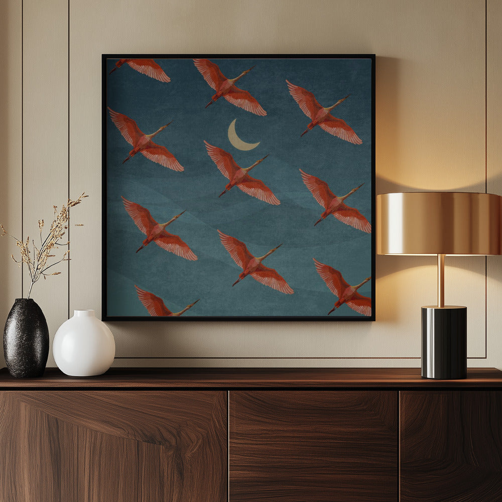 Crimson Flight Nights | Poster