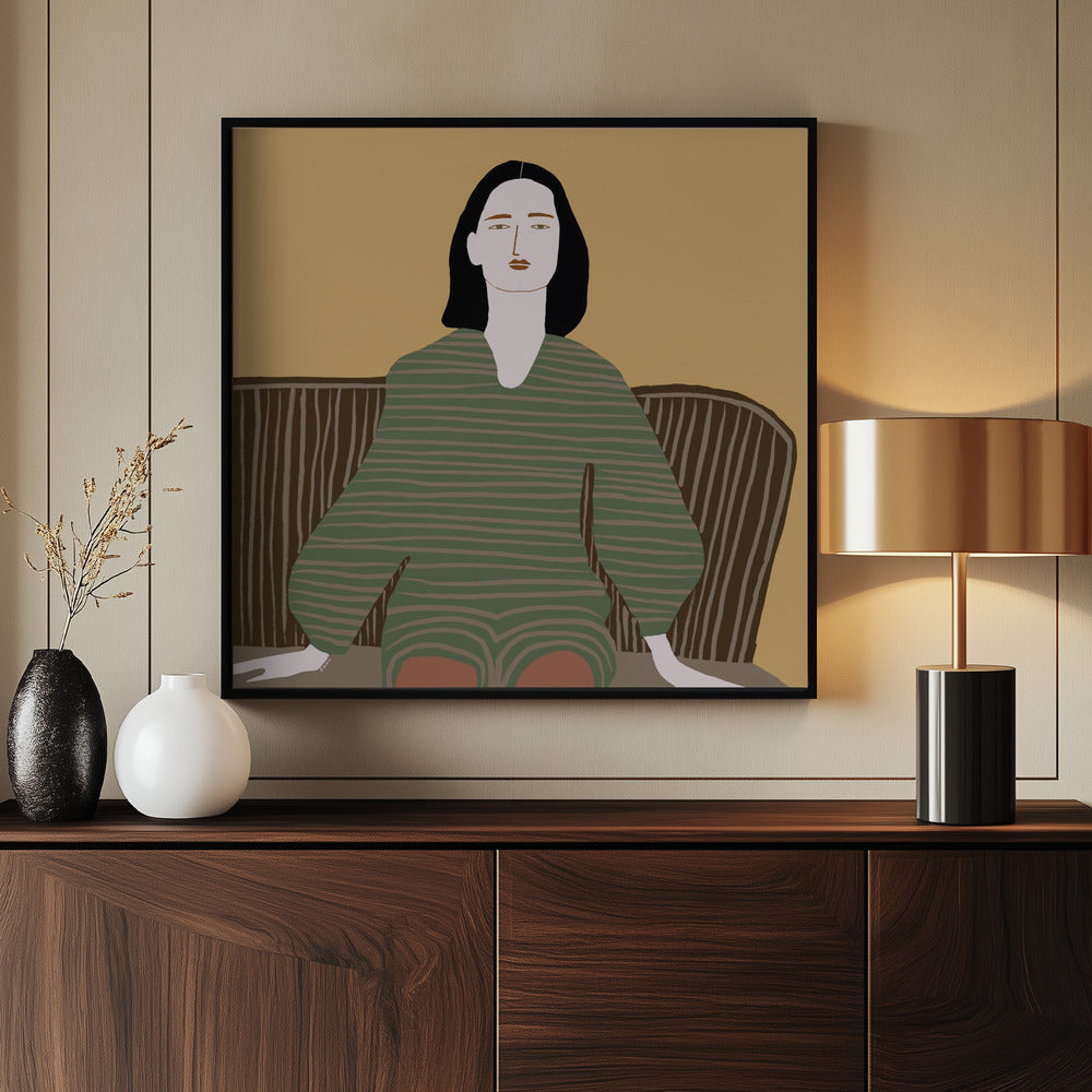 Seated woman | Poster