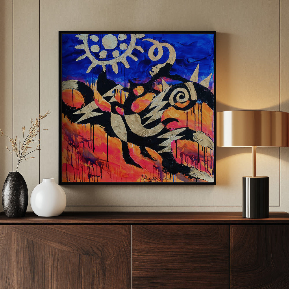 Sunhead Horseman and Woman | Poster