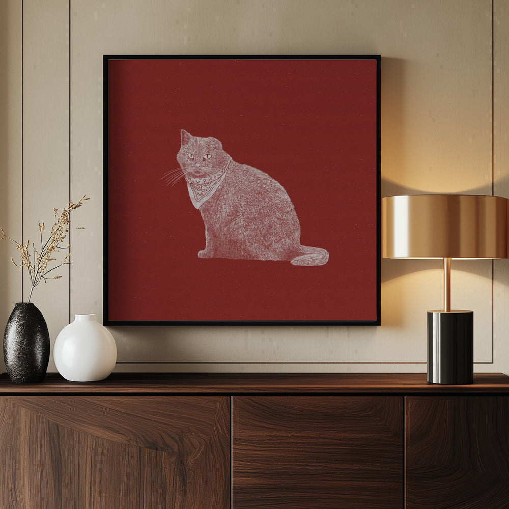Badass Bandit Cat | Poster